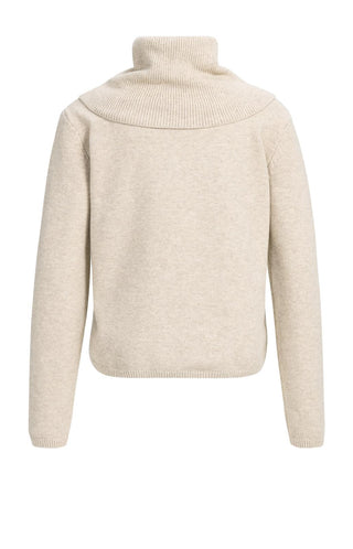 Pull met Sjaal met Knoopjes