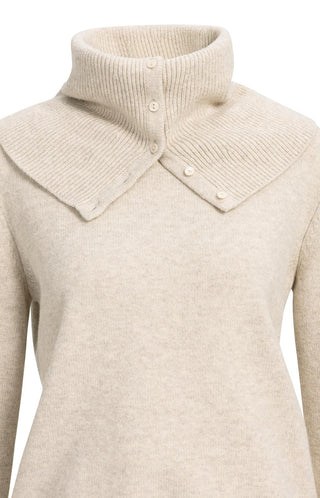 Pull met Sjaal met Knoopjes