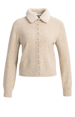 Cardigan met Afneembare Kraag