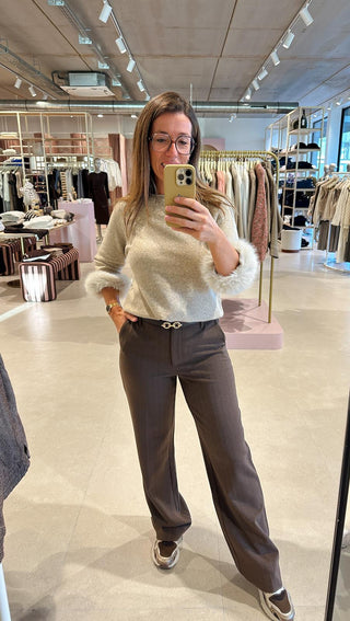 Broek Woven Gestructureerd