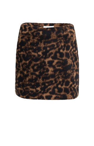 Rok Woven Mini Luipaardprint