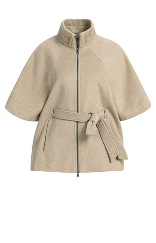 Jas Poncho Woven met Ribkoord