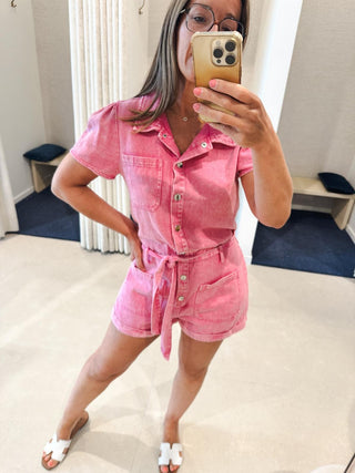 Playsuit Fuchsia Jeans
