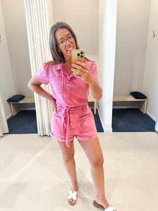Playsuit Fuchsia Jeans