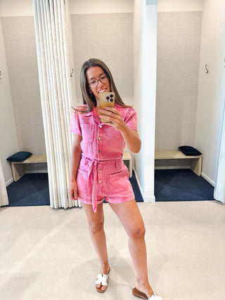 Playsuit Fuchsia Jeans