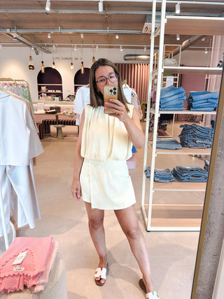 Playsuit Geel Skort