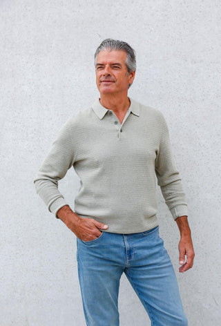 Polo met lange mouwen