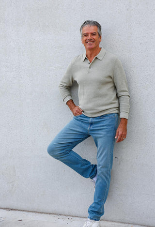 Polo met lange mouwen
