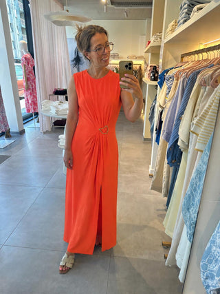 Jurk Boucle Corail