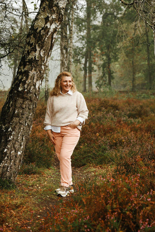 Broek Slouchy Edith Velours