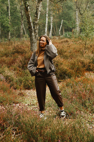 Broek Barrel Leather
