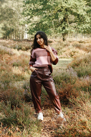 Broek Barrel Leather