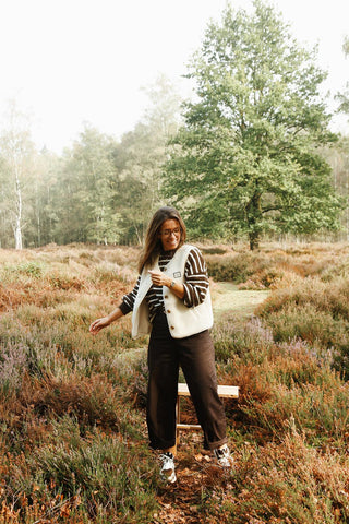 Broek Barrel Mokka