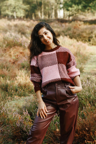 Pull Quadri Pink