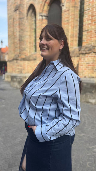 Rok Barbara Dark Denim - Lireina