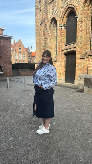 Rok Barbara Dark Denim - Lireina